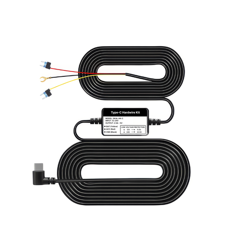 Kit Cablu Hardwire Type-C - Modul Parcare 24H pentru Camera de Bord
