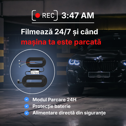 Kit Cablu Hardwire Type-C - Modul Parcare 24H pentru Camera de Bord